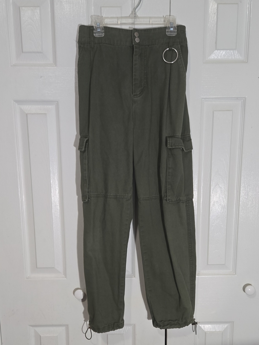 Forever 21 Olive Cargo Jogger Pants M